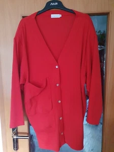 Hopsack Strickjacke Gr.M rot schick wie NEU  - Bild 1 von 7