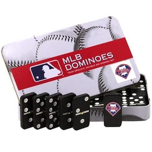 MLB Philadelphia Phillies Domino Set in Metal Gift Tin - Picture 1 of 1