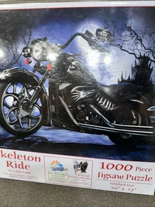 Arte rompecabezas SunsOut Skeleton Ride 1000 piezas de Jim Todd nuevo sellado - Imagen 1 de 3