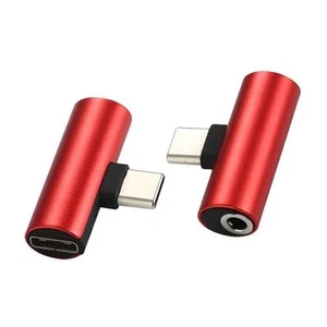 2 Pc Type-c Adapter to Headphone Jack Audio Converter USB Earphone - Afbeelding 1 van 11