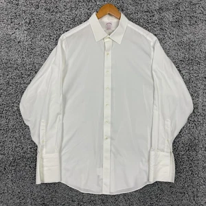 Brooks Brothers Oberhemd Herren 2XL 18-36 weiß Trachten French Cuff XXL - Bild 1 von 14