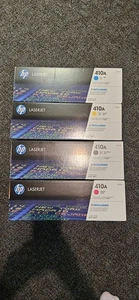 4 HP 410A NIB Toner Cartridges - Zdjęcie 1 z 2