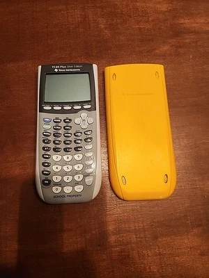 Texas Instruments (TI-84 Plus Silver Ed) Yellow Graphing Calculator (TESTED) - Image 1 of 4