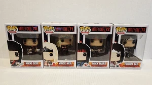 🔥Juego Completo Funko Pop Motley Crue Vince Neil, Tommy Lee Nikki Sixx, Mick Mars - Imagen 1 de 14