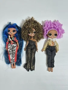LOL Surprise OMG Fashion Dolls Set Of Three Downtown Girl, Royal Bee, 24k DJ - Picture 1 of 11
