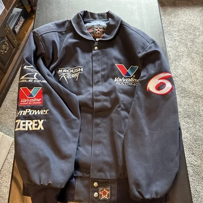Chaqueta NASCAR Winston Cup Roush Racing JH Diseño Mark Martin Valvoline Talla Grande Foto 1 de 4