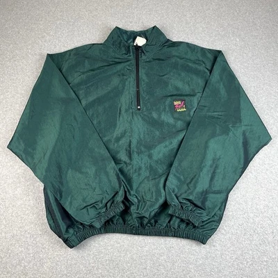 VTG 90s Surf Style 1/4 Zip Pullover Windbreaker Mens One Size Large Iridescent - Image 1 of 4