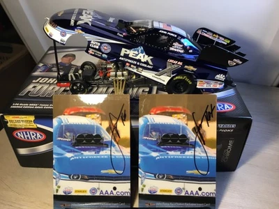 XRARE 1:24 John Force PEAK 2015 COLOR CHROME NHRA DieCast FUNNY CAR 1 of 313 - Image 1 of 4