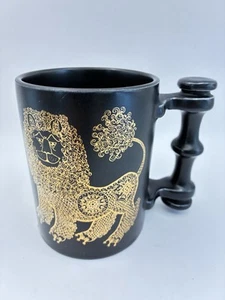 Taza Partition Pottery Zodiac "Leo" de John Cuffley años 70 - Imagen 1 de 11