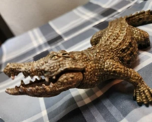 Figura animal cocodrilo Schleich 2014 cocodrilo mandíbula móvil cocodrilo #73527 - Imagen 1 de 5