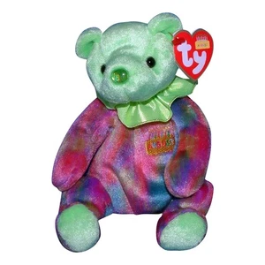 Ty Beanie Baby August - MWMT, cumpleaños de oso - Imagen 1 de 1