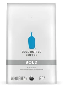 Blue Bottle Whole Bean Organic Coffee, Bold, Dark Roast, 12 Ounce (Pack of 1) - Picture 1 of 6