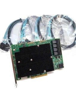 LSI SAS HBA BUS ADAPTER CARD ITMode SATA Cable - Picture 1 of 8