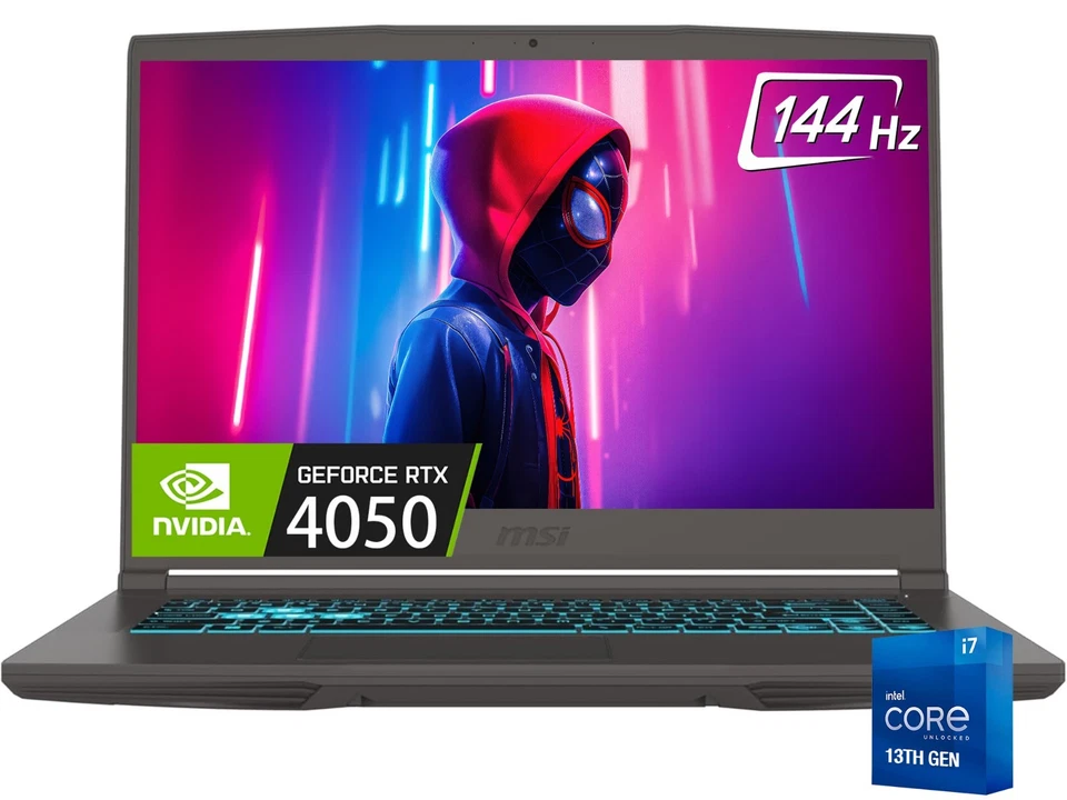 MSI Thin 15 B13VE-2678US 15.6" Full HD 144Hz Gaming Laptop Intel Core i7-13620H