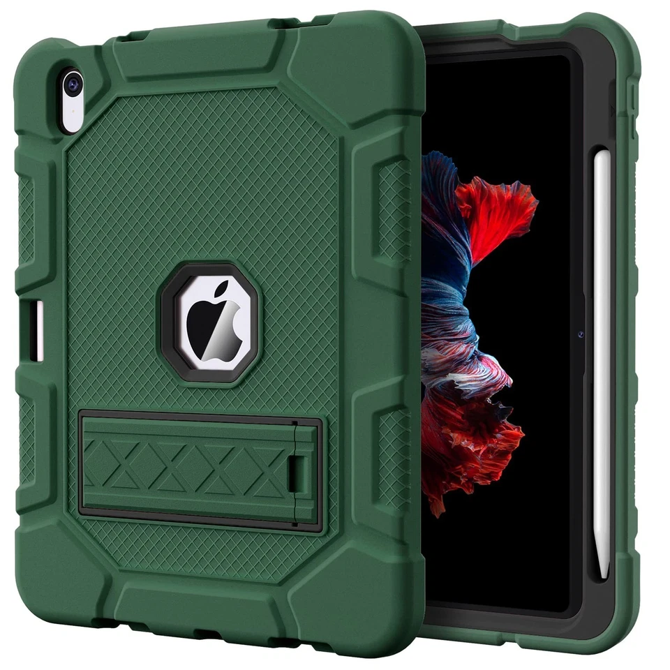 Azzsy Rugged Case for iPad 11" (11th Gen 2025) / 10.9" (10th Gen 2022) Green - Image 1 of 1