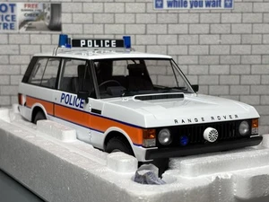 1:18 *BOXED* ALMOST REAL RANGE ROVER British POLICE CAR (classic) Model *RARE*! - Picture 1 of 11