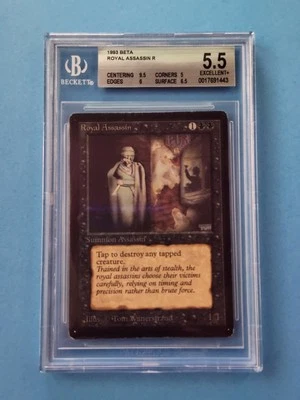 Beta Royal Assassin Vintage MTG Graded BGS 5.5 EX+! - Image 1 of 2