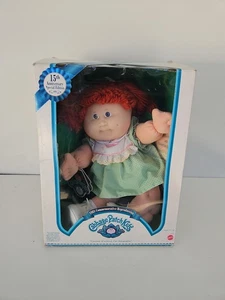 Muñeca Cabbage Patch Kids 15 aniversario 1983 nunca exhibida ojos lavanda - Imagen 1 de 24