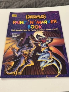 1995 Golden Books Gargoyles Paint N' Marker Coloring Book C37 - Picture 1 of 6