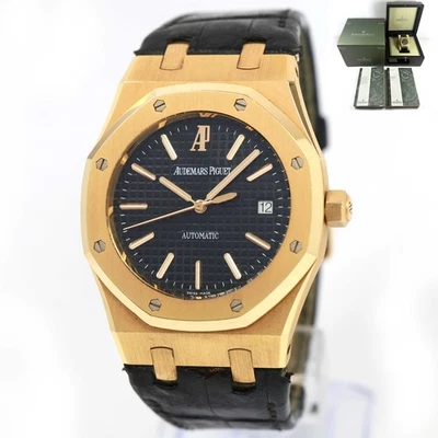 Audemars Piguet Royal Oak 15300OR 39MM Black 18K Rose Gold Box Papers - Image 1 of 4