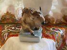 Vintage Zsolnay Bull Figure - Tip Of Horn Chipped
