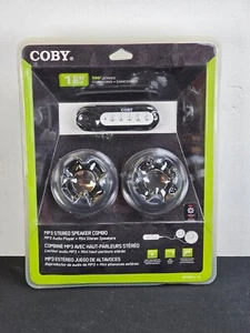 Coby MP3 Digital Music Player MP-C82714 New Sealed Bonus Stereo Speaker System - Picture 1 of 2