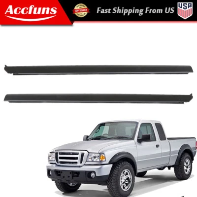 For 1999-2011 Ford Ranger Pair Window Belt Molding Weatherstrip Seal 2PCS NEW - Image 1 of 4