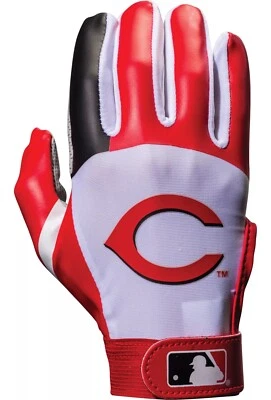 Franklin MLB Cincinnati Reds Pair of Youth Batting Gloves Youth Size M/L - Image 1 of 2