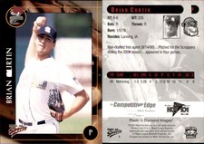 Brian Curtin 2001 Multi-Ad Mahoning Valley Scrappers #5 Card *AutographDen*