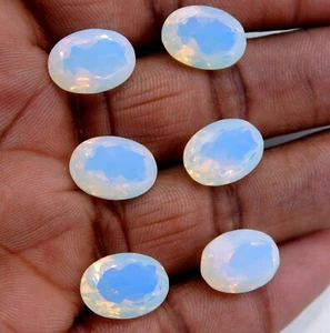 10X14 MM Opalite Oval Cut Lab Created Lot Loose Gemstone For Jewelry P-1093 - Picture 1 of 2