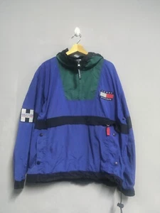 90 Tommy Hilfiger Athletic Pull Over Jacket - Picture 1 of 7