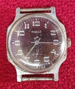Vintage Pobeda Soviet mechanical wristwatch USSR - Picture 1 of 4