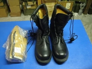 BELLEVILLE BLACK Military Boots ICWR Cold Weather SIZE 10 R & 1 SET OF LINERS - Picture 1 of 19