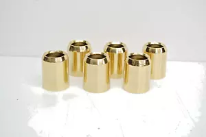 Juego de 6 Seguidores de Velas de Latón para tus Velas de 1 1/4" de Diámetro (Quemador Topper) - Imagen 1 de 12