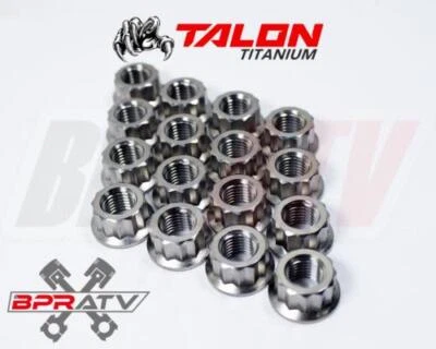 Honda ATC200 ATC 200 200X TITANIUM Lug Nut Complete Set Front Rear Kit Set of 16 - Image 1 of 4