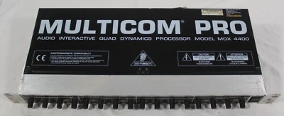 Behringer MDX4400 Multicom Pro Audio Quad Dynamics Processor Tested Works - Image 1 of 4
