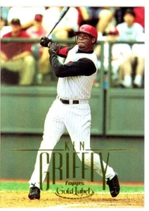 2002 Topps Gold Label #15 Ken Griffey Jr. Reds - Picture 1 of 2