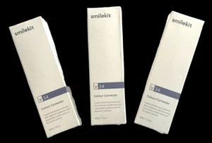 Smilekit V34 Colour Corrector Restores Brightness Neutralises Yellow Tone 3 Pack - Picture 1 of 8