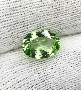 6x8mm Afghanistan Peridot Oval Faceted Loupe Clean 1.35carat Jewelry making. - Picture 1 of 5