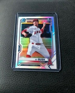 Ky Bush 2021 Bowman Draft Chrome 1st Bowman Chrome Refractor