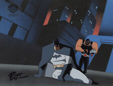 New Batman Adventures-Original Prod Cel-Bane/Batman-Over The Edge-Signed Timm