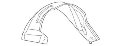 Genuine GM 2000-2005 Cadillac Deville Front Fender Liner Splash Shield 25740094 - Image 1 of 2