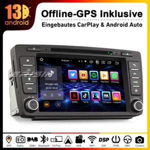 8" Android 13 Autoradio Navi Carplay für Skoda Octavia Yeti DSP GPS DVD SWC 64GB - Bild 1 von 15
