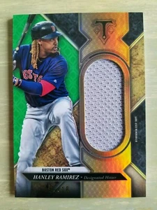 2017 Topps Triple Threads Relic game used jersey Hanley Ramirez 1/18 = 1/1 - Picture 1 of 2