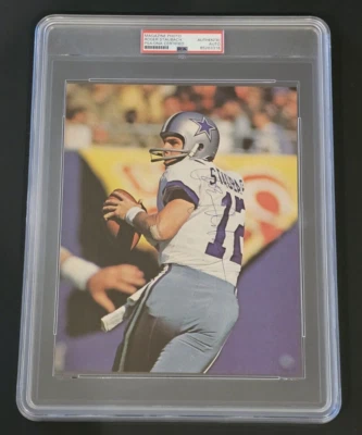 ROGER STAUBACH Signed Magazine Photo-HALL OF FAME-DALLAS COWBOYS-PSA - Image 1 of 4