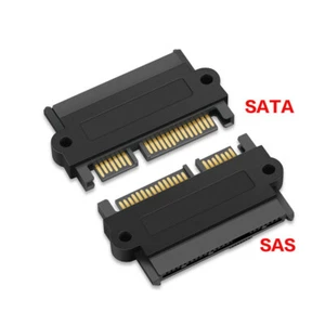 SFF8482 SAS To SATA 180 Degree Angle Adapter Converter Straight Head Motherboard - Picture 1 of 7