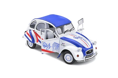 CITROEN 2CV6 MA REGION PARIS 1982 TRICOLORE SOLIDO S1805018 1:18 2CV 6 LHD - Photo 1/4