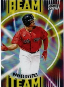 2022 TOPPS STADIUM CLUB CHROME - BEAM TEAM - BT-18 - RAFAEL DEVERS - RED SOX - Picture 1 of 2