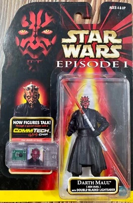 Star Wars-Ep1-Darth Maul Jedi Duel Episodio 1 (Todavía Sellado) Hasbro 1998 Foto 1 de 4