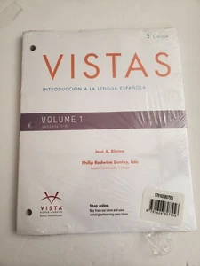 Vistas 5th Edition Loose Leaf Book Only NO ACCESS CODE .INTRODUCCION A LA LENGUA - Bild 1 von 2